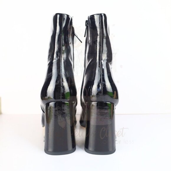 Sam Edelman Women's Codie High Heel Booties Patent Leather Black 10.5- 0239 - Picture 11 of 16
